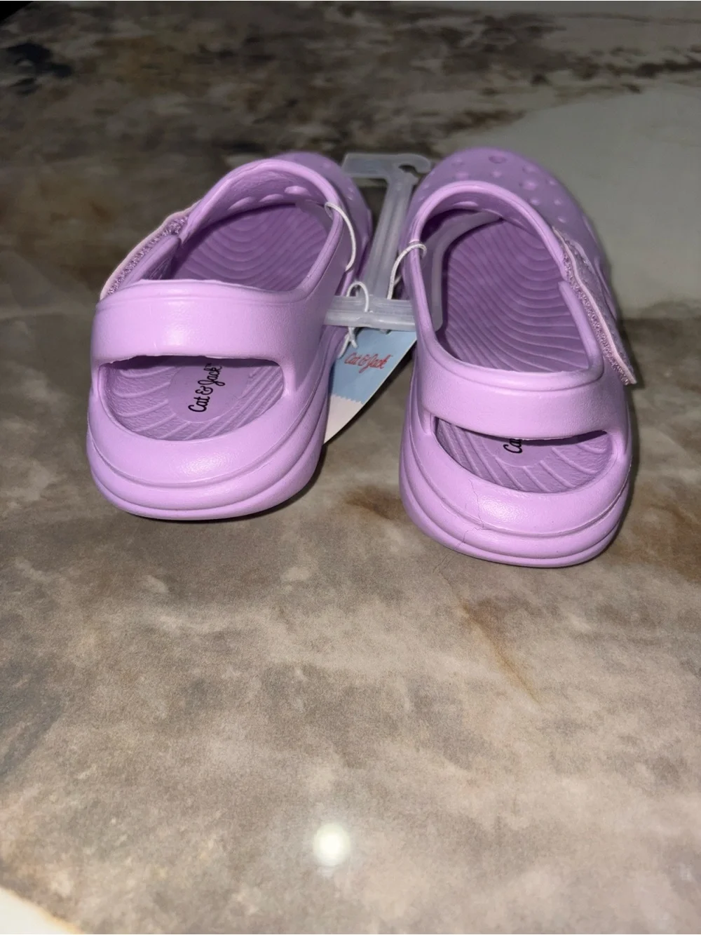 Cat & Jack Lavender Water Clog Sandals for Kids